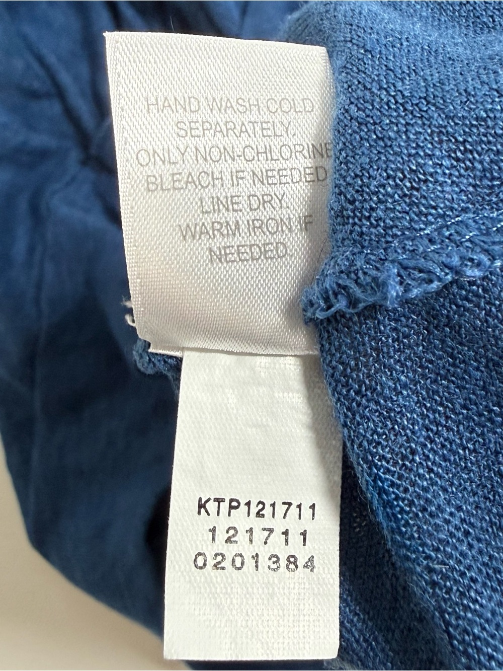 Jill Love Linen Sleeveless Tank Top Twist Front Blue Shirt Size Small - Picture 5 of 8